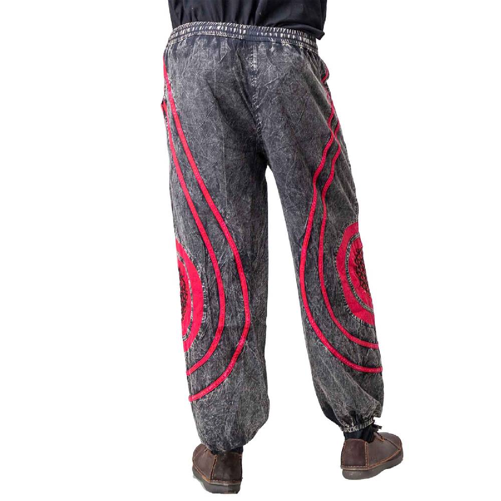 Kunst Und Magie Hose Blume des Lebens Goa Cargo Hose Hippiehose Pluderhose Haremshose Flower of Life Baggy Unisex Bis zu 60% Rabatt