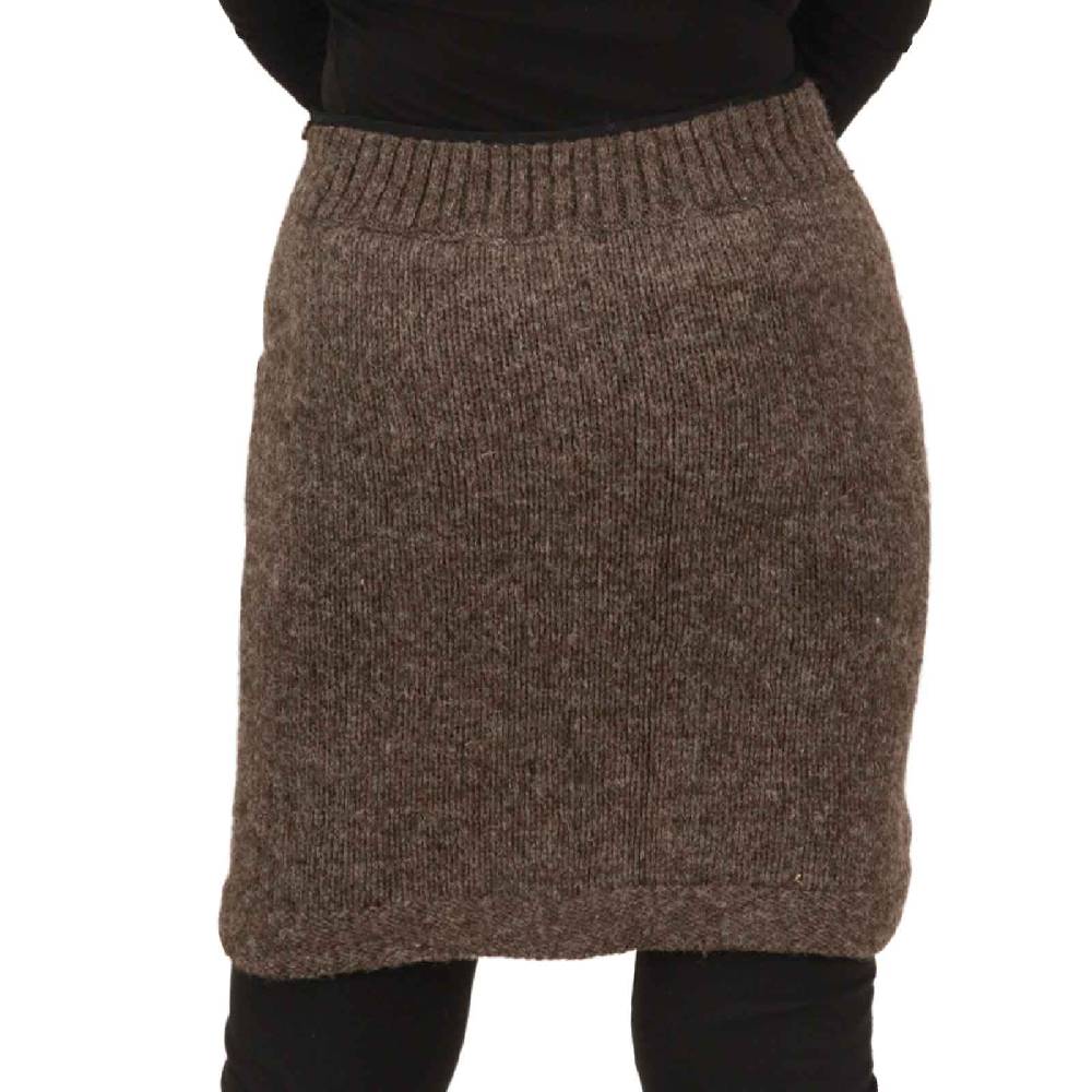 Kunst Und Magie Strickrock kurzer Rock mit klassischem Muster Wolle gefüttert Boho Nur noch ein Tag übrig