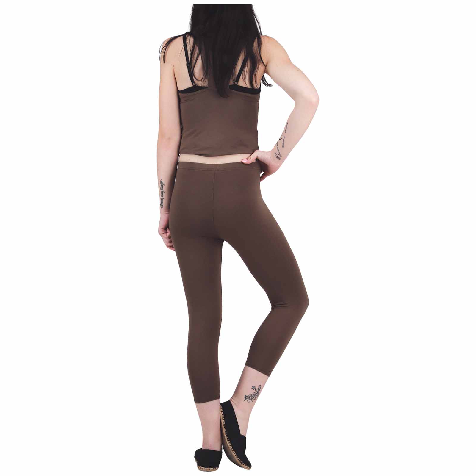 Kunst Und Magie Kunst und Magie Damen Yoga Leggings Atmungsaktive Wellnesshose Yogahose 3/4 Im Verkauf