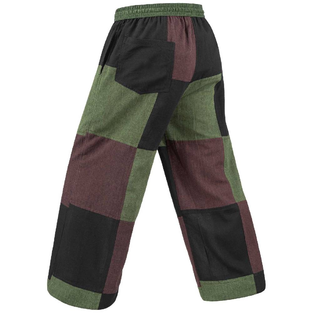 Kunst Und Magie Kunst und Magie Bunte Patchwork Freizeit Hose Baumwolle - Unisex Hippiehose Nachhaltig 2025
