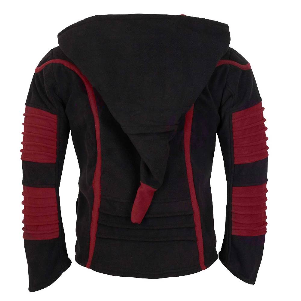 Kunst Und Magie Kunst und Magie Unisex Psy Goa Fleecejacke Zipfelkapuze Fleece Hippie Jacke Hoodie Fabrikverkauf