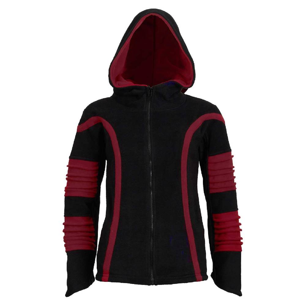 Kunst Und Magie Kunst und Magie Unisex Psy Goa Fleecejacke Zipfelkapuze Fleece Hippie Jacke Hoodie Fabrikverkauf