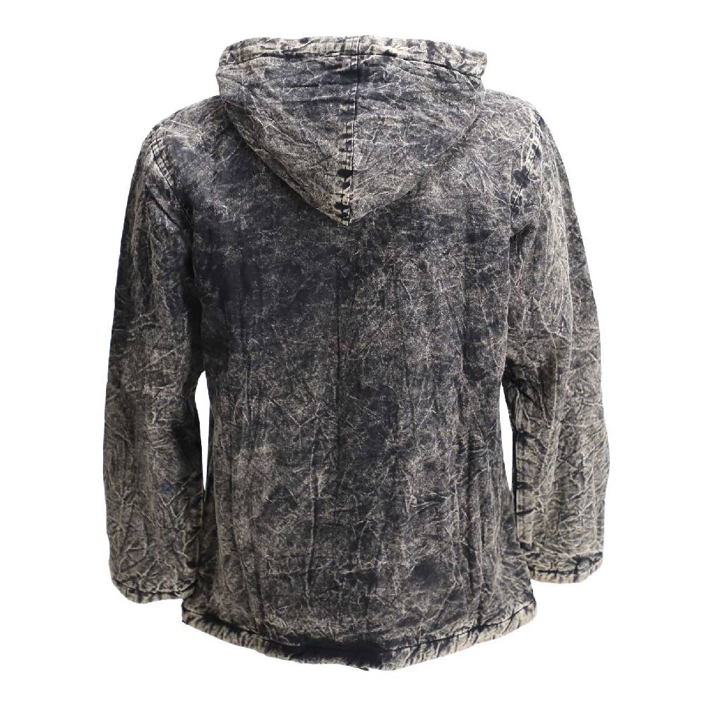 Kunst Und Magie Baja Hoodie Herren alternativ Kapuzenpulli Stonewashed gefüttert Nachhaltig Fair Günstig kaufen