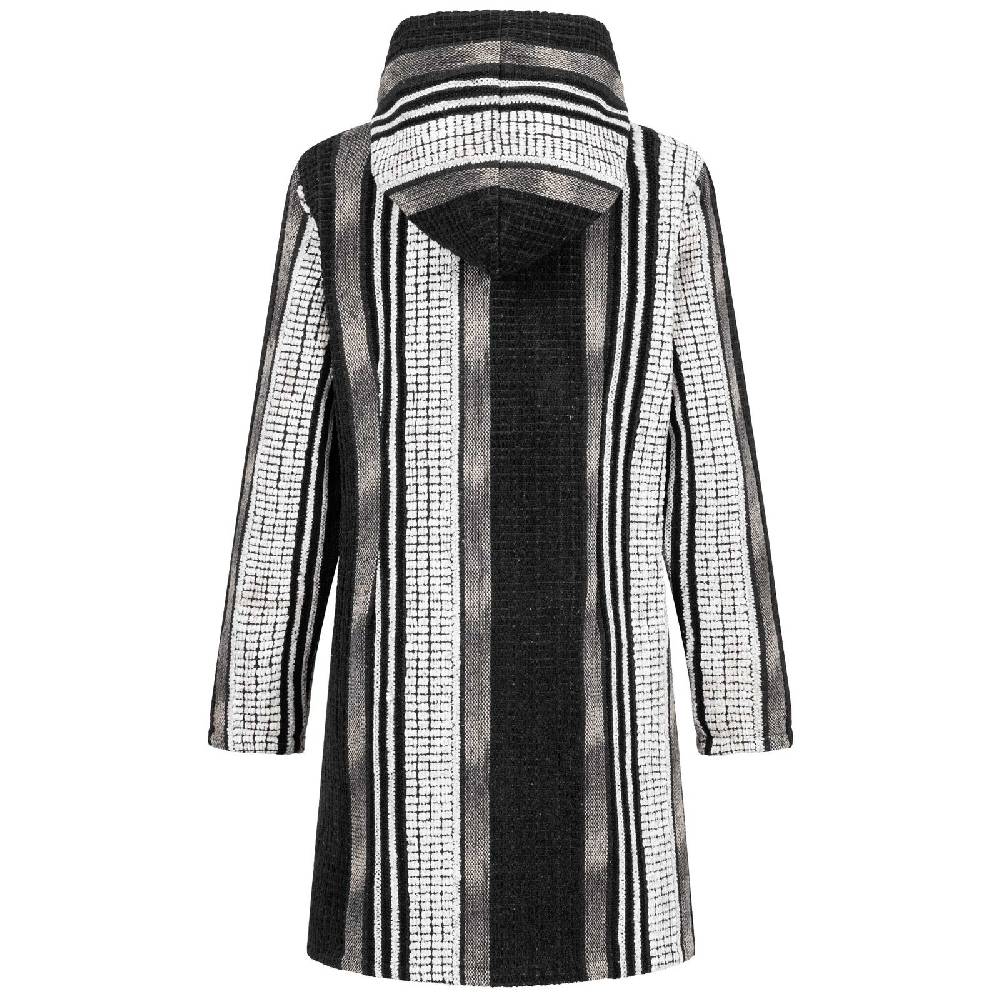 Kunst Und Magie Damen Kurzmantel Jacke mit Kapuze -Hippie Goa Boho Damen Mantel Flash Sale
