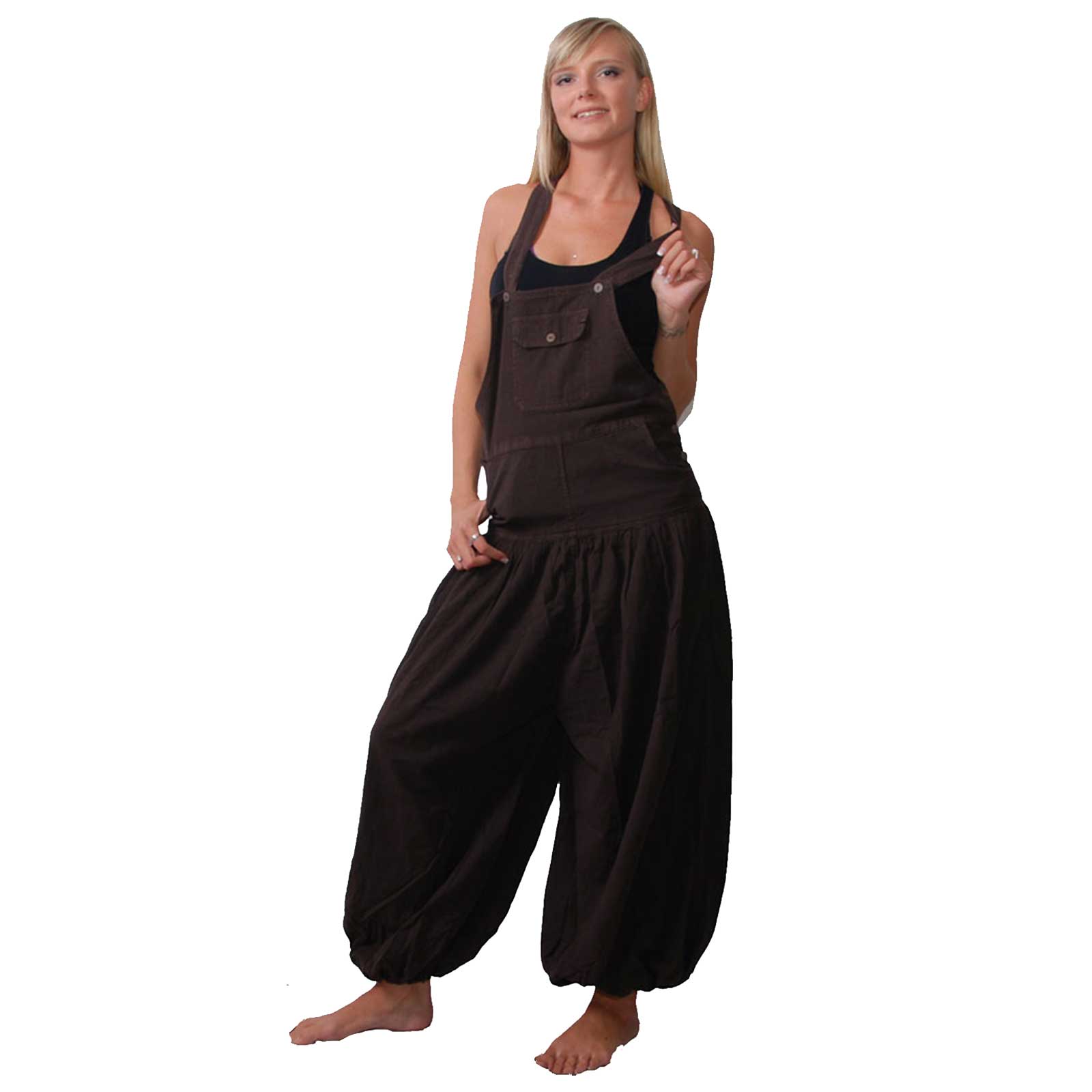 Kunst Und Magie Hippie Latzhose Haremshose Hose Psy Goa 70er Overall Boho Jumpsuit Begrenztes Angebot