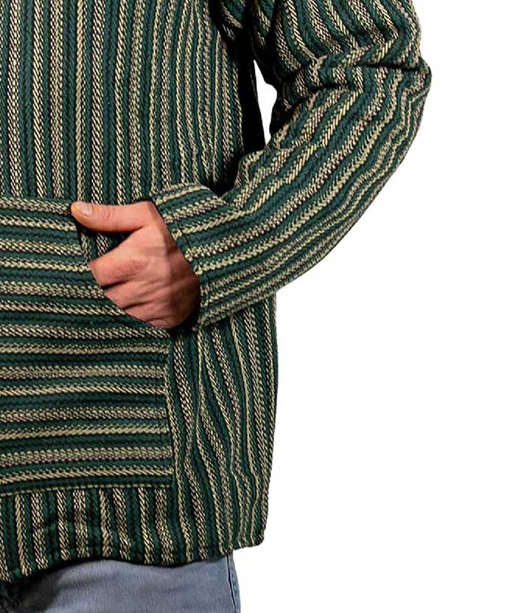 Kunst Und Magie Bunter Kapuzenpulli Kapu Baja Jerga Hoodie mit Kapuze und Kängurutaschen Hippie Goa Preisnachlass