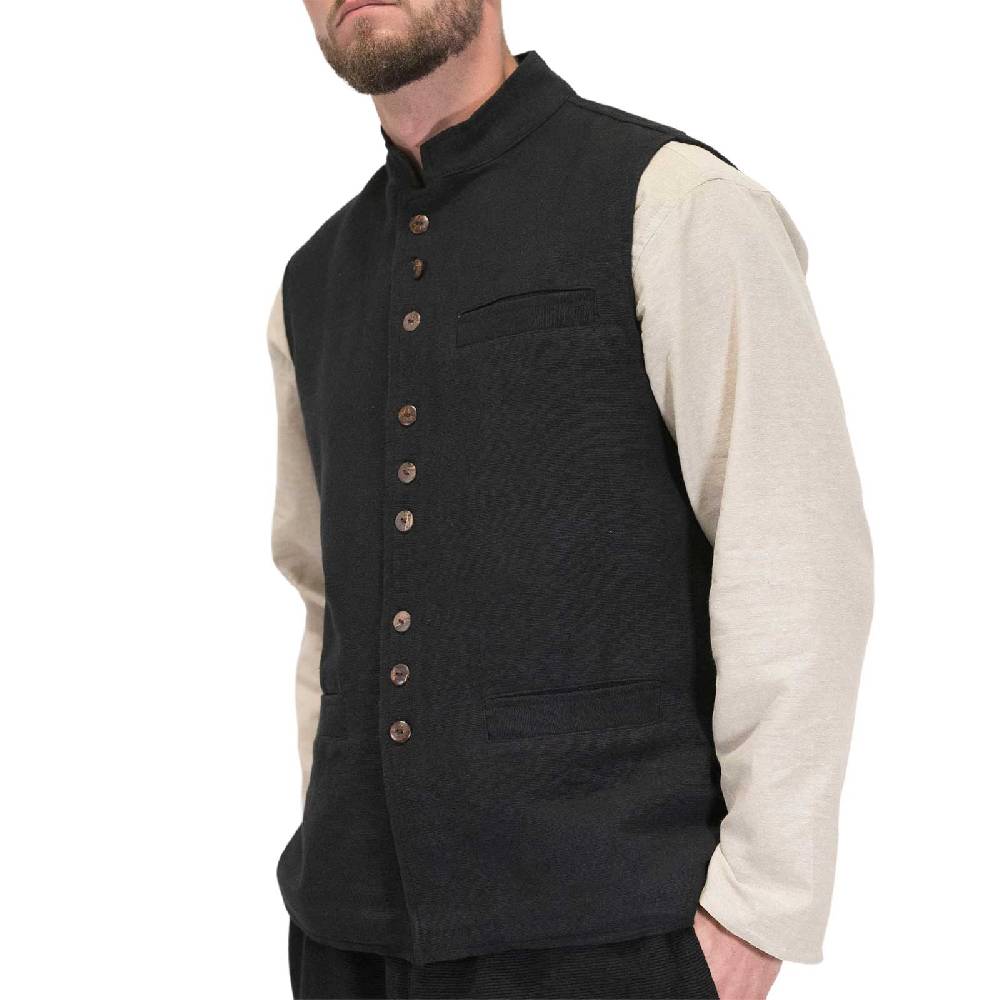 Kunst Und Magie Kunst und Magie Traditionelle Nepal Gilet Herren Hippie Weste Weihnachtsangebot