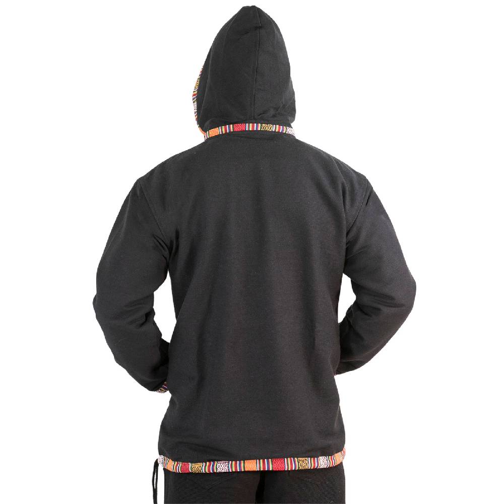Kunst Und Magie Baja Hoodie Kapuzenpullover mit Fleecefutter und abnehmbarer Kapuze Online Outlet