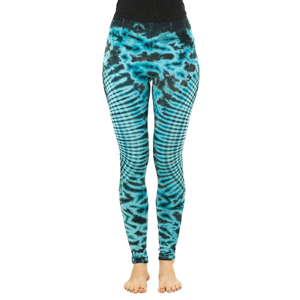 Kunst Und Magie Kunst und Magie Damen Yoga Leggings Atmungsaktive Tie Dye Batik Yogahose Riesige Ersparnisse