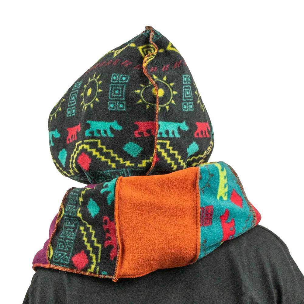 Kunst Und Magie Kunst und Magie Damen Kapuzenschal Schal Loop aus Fleece Tiefpreis