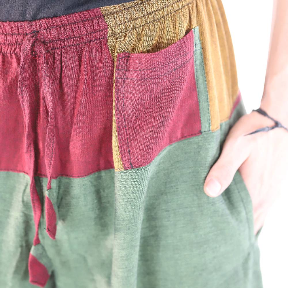 Kunst Und Magie KUNST UND MAGIE Yogahose Pumphose Pluderhose mehrfarbig aus Baumwolle lang Neueste Stile