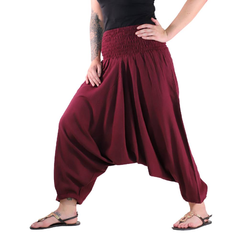 Kunst Und Magie Kunst und Magie Unisex Orientalische prewashed Haremshose Pluderhose Pumphose Letzter Tag