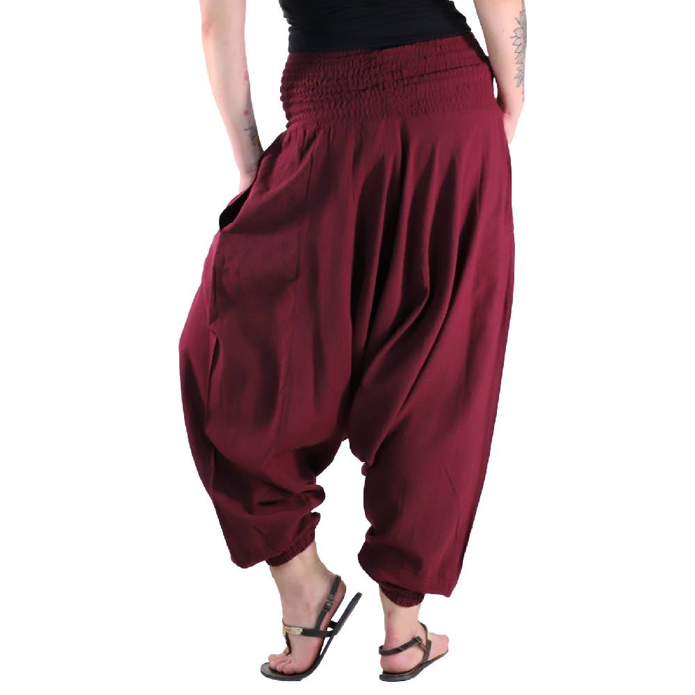 Kunst Und Magie Kunst und Magie Unisex Orientalische prewashed Haremshose Pluderhose Pumphose Letzter Tag