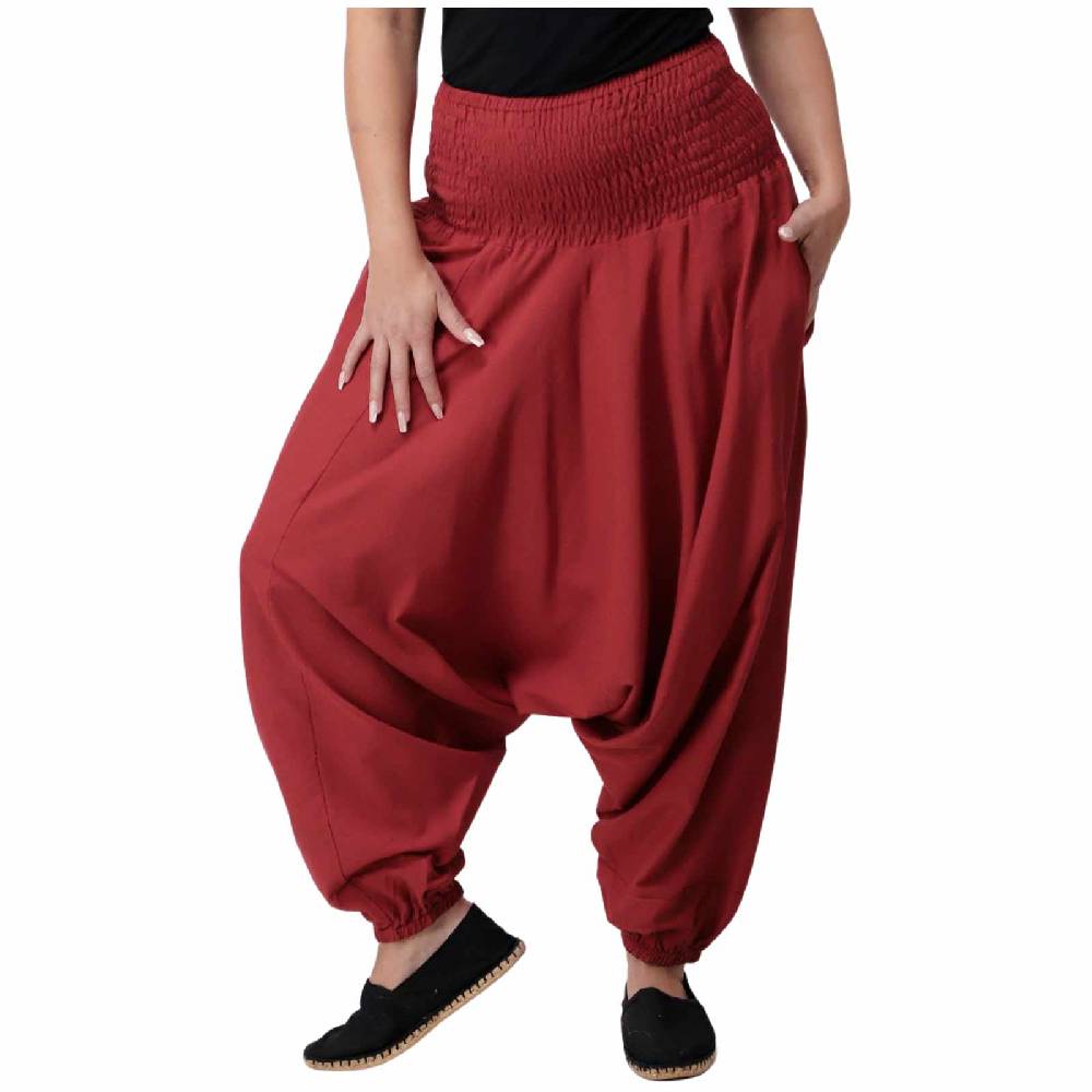 Kunst Und Magie Kunst und Magie Unisex Orientalische prewashed Haremshose Pluderhose Pumphose Letzter Tag