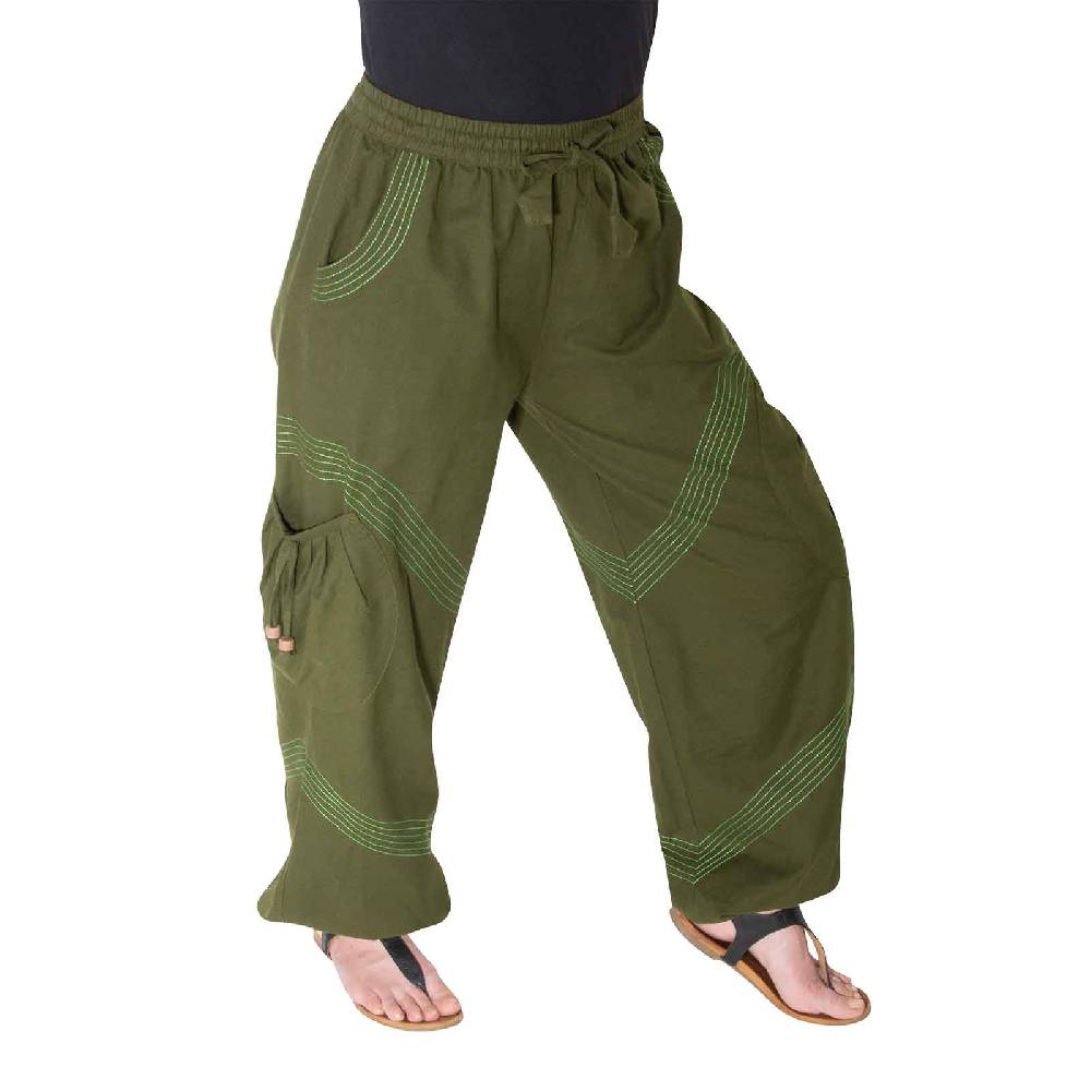 Kunst Und Magie Kunst und Magie Unisex Goa Pluderhose in klassischen Farben Zeitbegrenzte Promotion