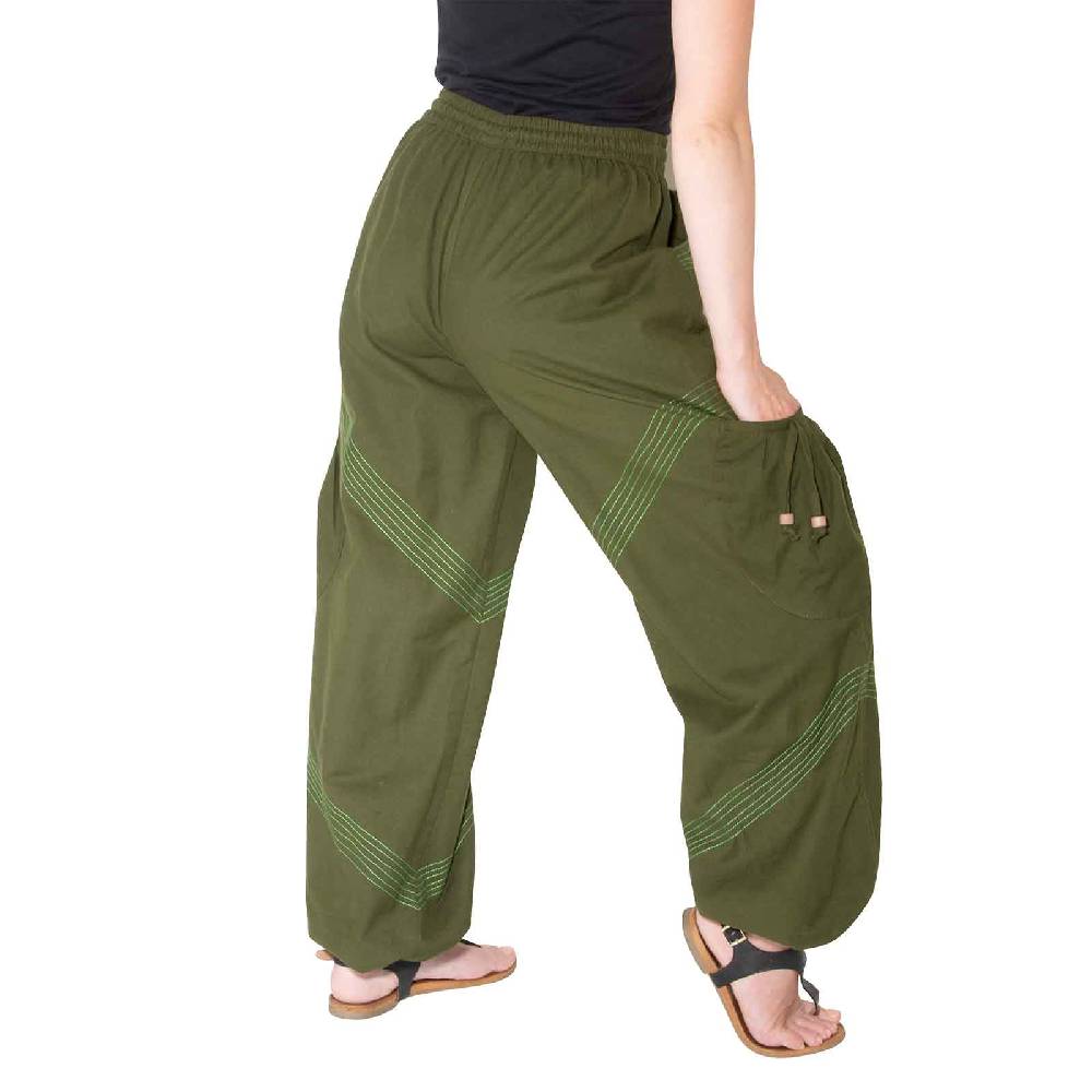 Kunst Und Magie Kunst und Magie Unisex Goa Pluderhose in klassischen Farben Zeitbegrenzte Promotion
