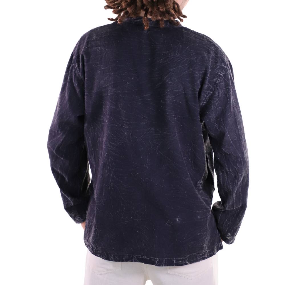 Kunst Und Magie KUNST UND MAGIE Herren Hemd stonewashed Fischerhemd Freizeithemd Bis zu 60% Rabatt