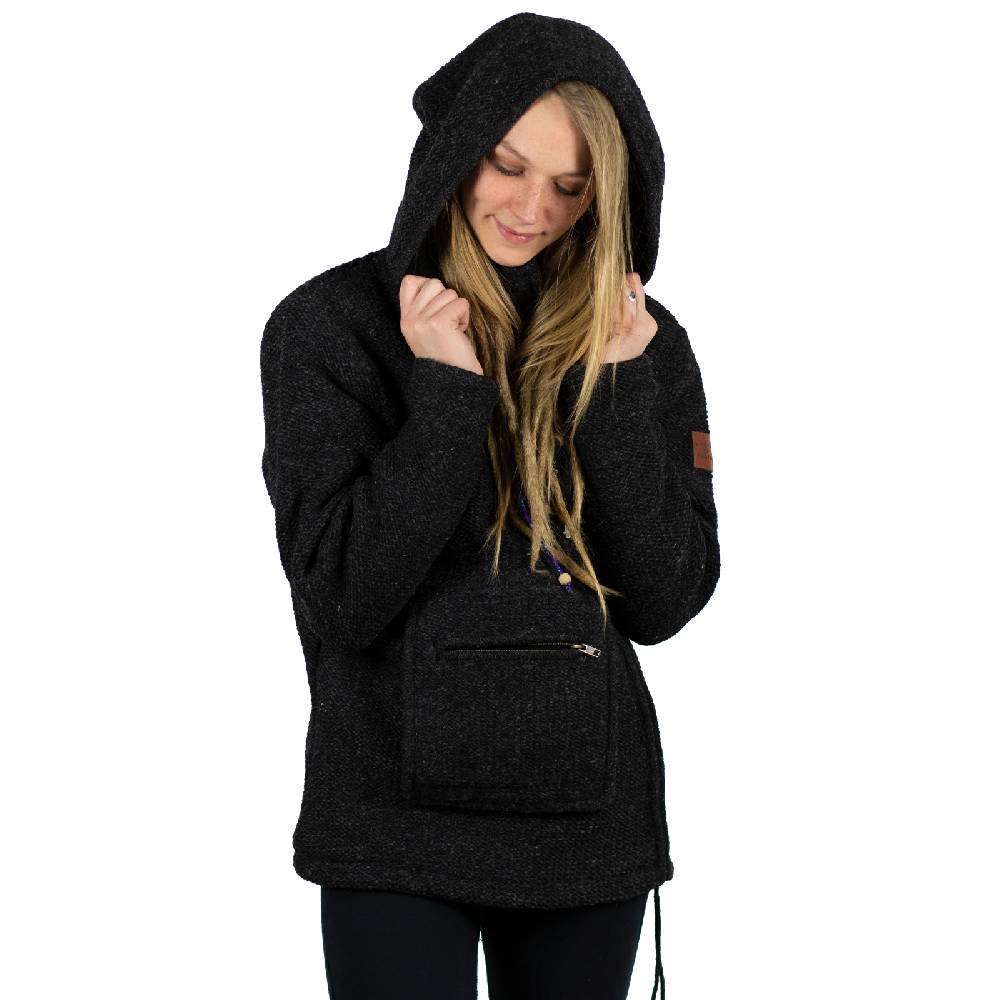 Kunst Und Magie Kunst & Magie Unisex Strick- Wolljacke abnehmbare Zipfelkapuze Discount Store für neue Produkte