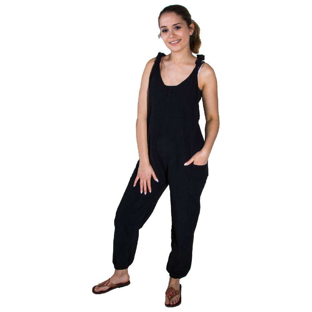 Kunst Und Magie Kunst und Magie alternative Sommer Latzhose Unifarben Clearance-Verkauf