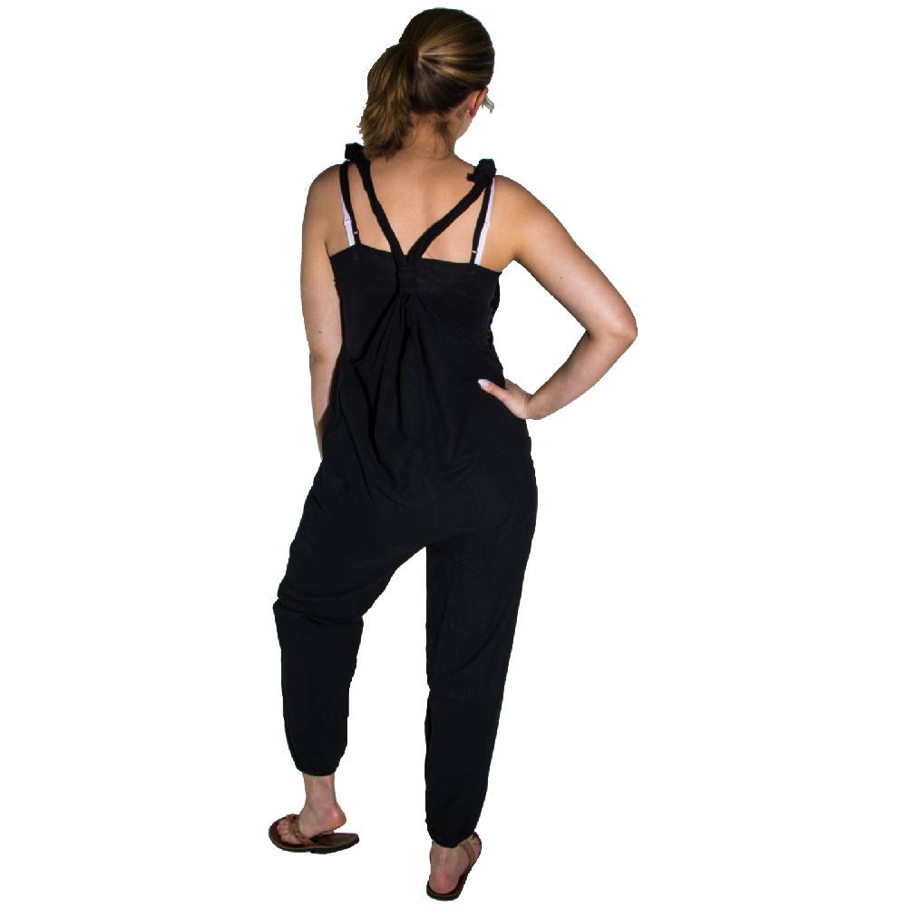 Kunst Und Magie Kunst und Magie alternative Sommer Latzhose Unifarben Clearance-Verkauf