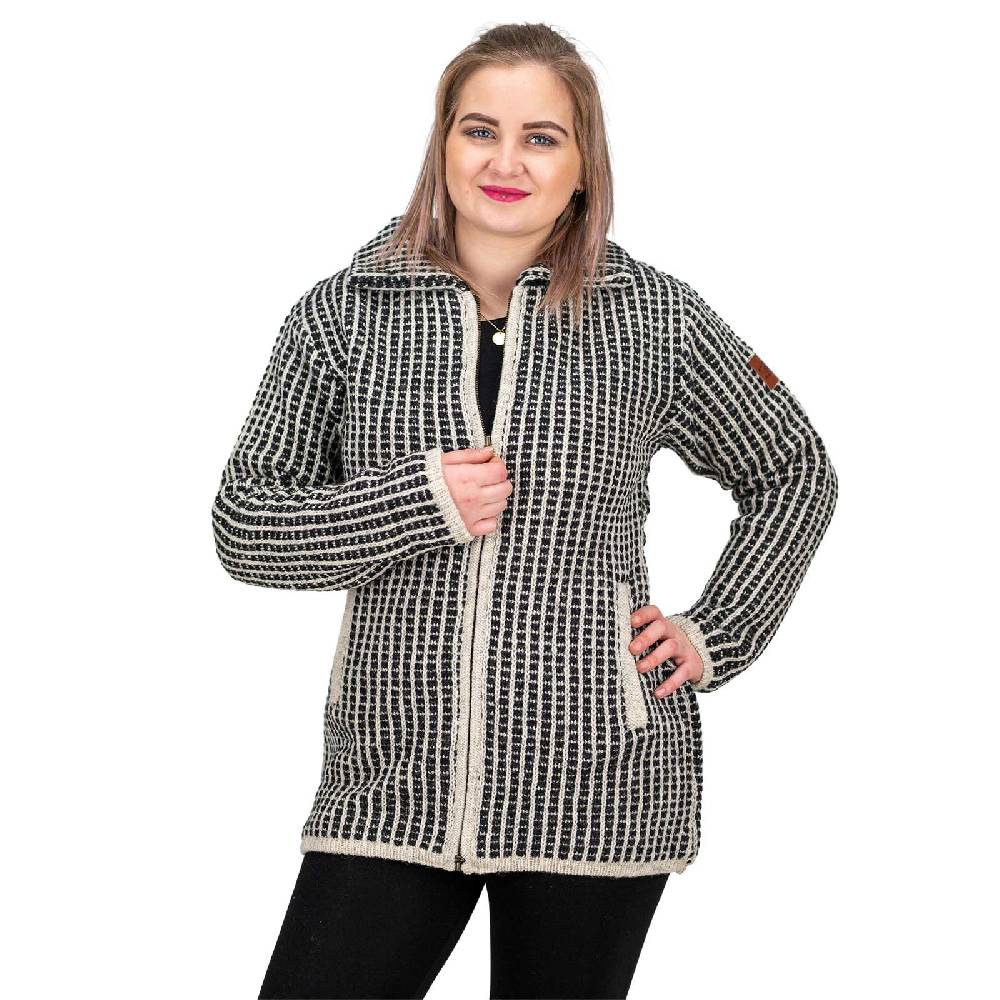 Kunst Und Magie Kunst und Magie Damen Strickjacke Kurzmantel Boho Speichern exportieren
