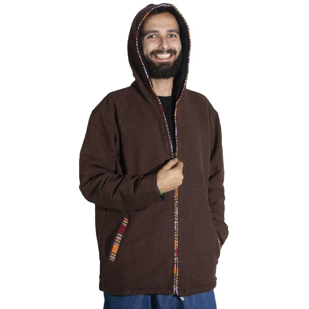 Kunst Und Magie Kunst und Magie Unisex Baumwolljacke mit Fleecefutter und Kapuze Hoodie Black Friday Preise