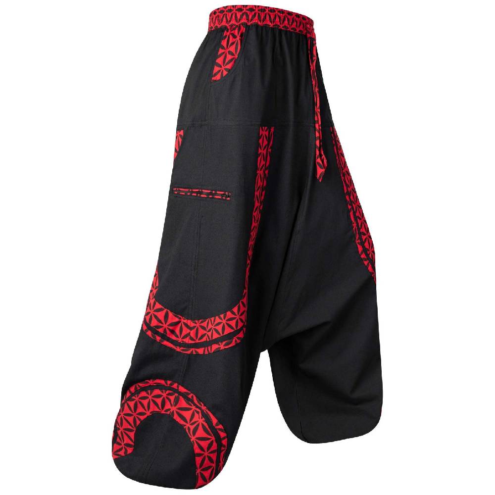 Kunst Und Magie Kunst und Magie Psy Goa Cargo Freizeit Haremshose Baggy Baumwolle Unisex- Für Sie und Ihn Auslauf