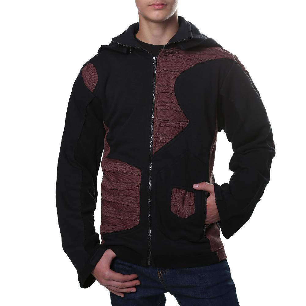 Kunst Und Magie Kunst und Magie Herren Goa Sweatjacke aus Baumwolle Punk Goth Hoody Angebote