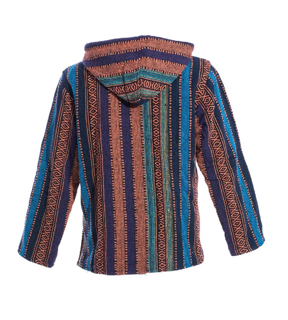Kunst Und Magie Kunst und Magie Nepal Baja Jerga Sweatshirt Poncho Blitzverkäufe