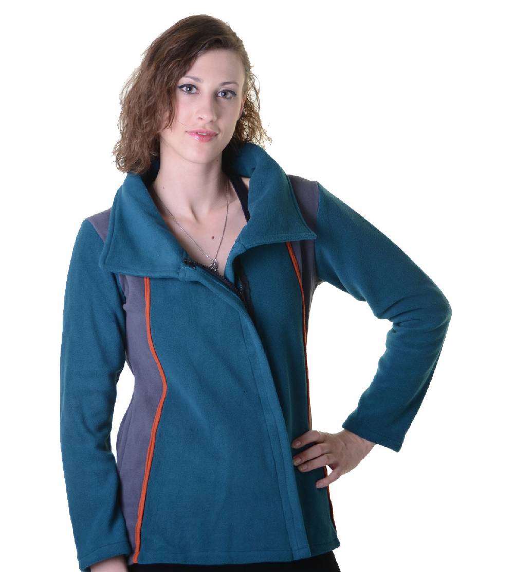 Kunst Und Magie Kunst und Magie Damen Fleecejacke Goa Psy Hippie - Boho Jacke Cyber Monday