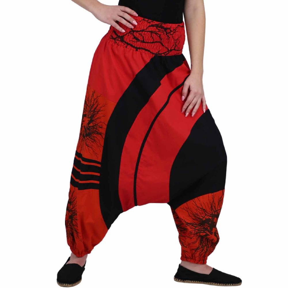 Kunst Und Magie Goa Haremshose "The Tree" Ibiza Strandhose, Wellnesshose Boho Online Outlet
