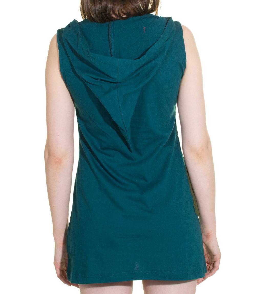 Kunst Und Magie Minikleid Longshirt Tunika Hippie Sommerkleid mit Zipfelkapuze JETZT KAUFEN