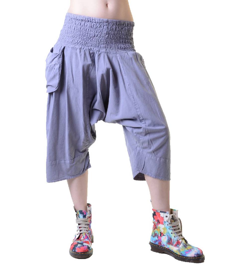 Kunst Und Magie 3/4 Sarouelhose Pumphose im Haremshosen Style Kurz Zeitbegrenzte Promotion