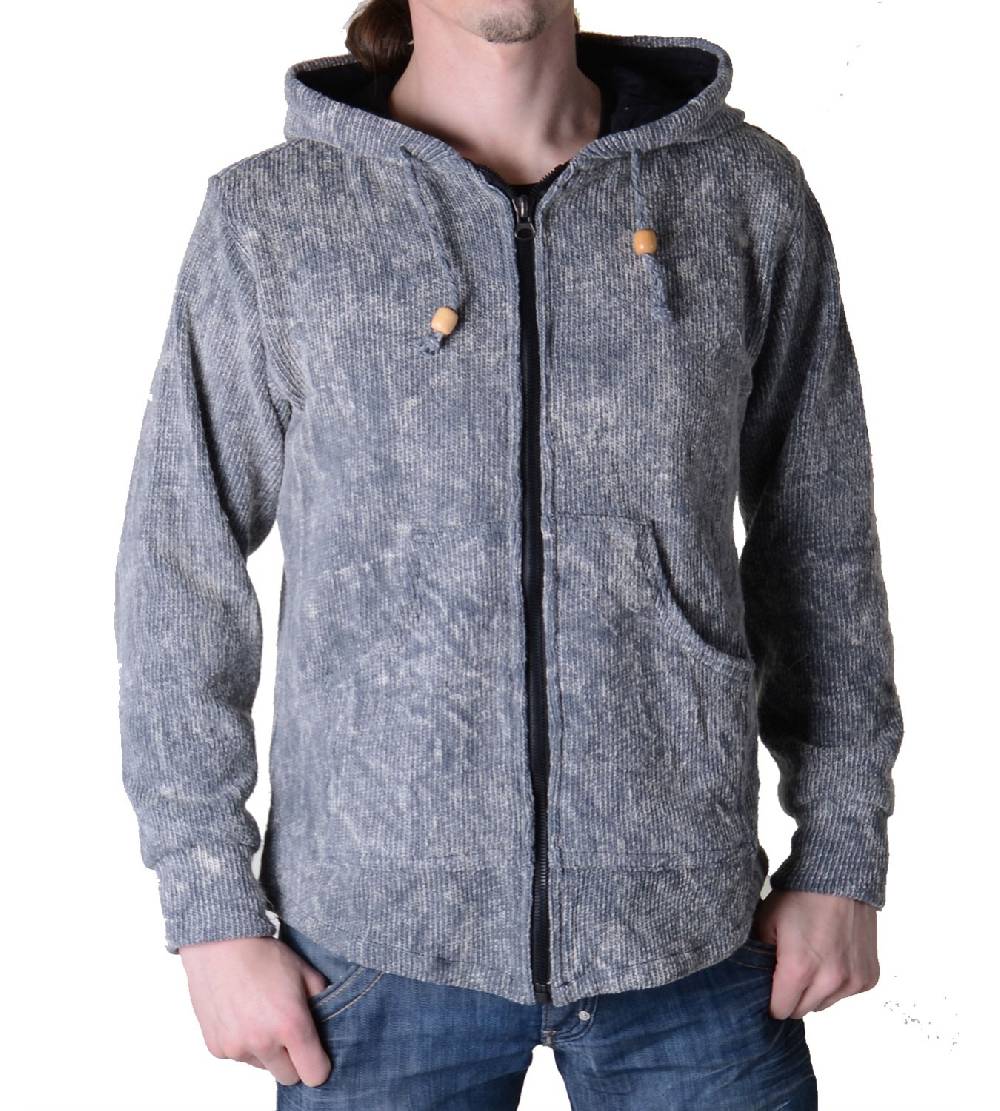 Kunst Und Magie Kapuzen - Strickjacke Sweatjacke mit Zipfelkapuze Mittelalter Vierteljährliche Förderung
