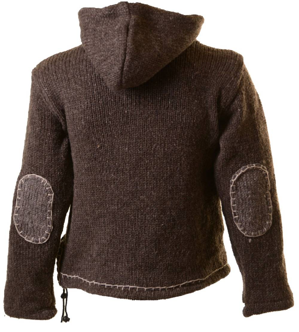 Kunst Und Magie Ausgefallener Strickpullover im Mittelalter-Stlye Hippie Pullover Nur noch ein Tag übrig