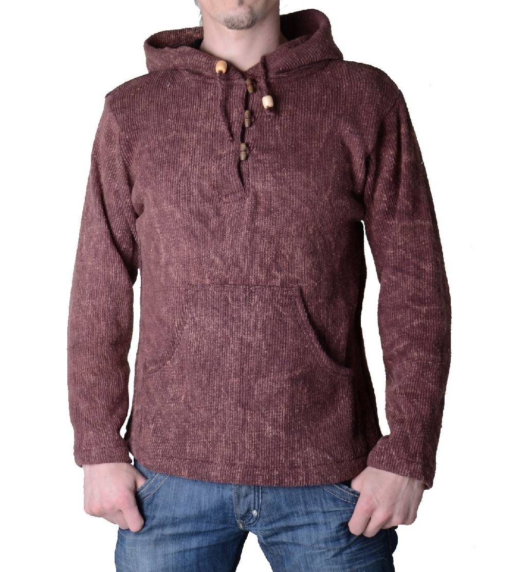 Kunst Und Magie Kapuzen Strickpullover Sweatshirt mit Zipfelkapuze Mittelalter Outlet