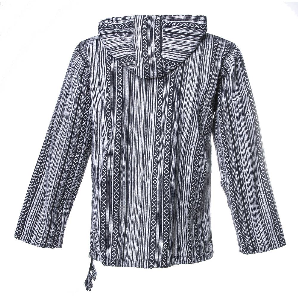 Kunst Und Magie Kunst und Magie Herren Nepal Baja Hoodie Pullover Sweatshirt Poncho Auslauf