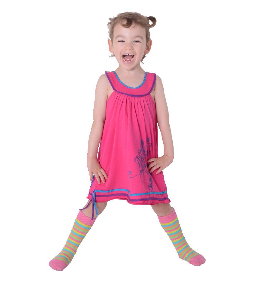 Kunst Und Magie Luftiges Sommerkinderkleid Elfenmotiv mit aufwendiger Stickborte Hippie Fabrikverkauf