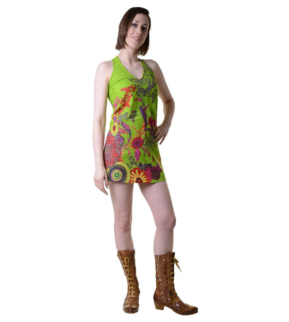 Kunst Und Magie Hippie-Tunika mit ausgefallenem Muster - Ideal für den Sommer - Toll als Strandkleid Neueste Mode
