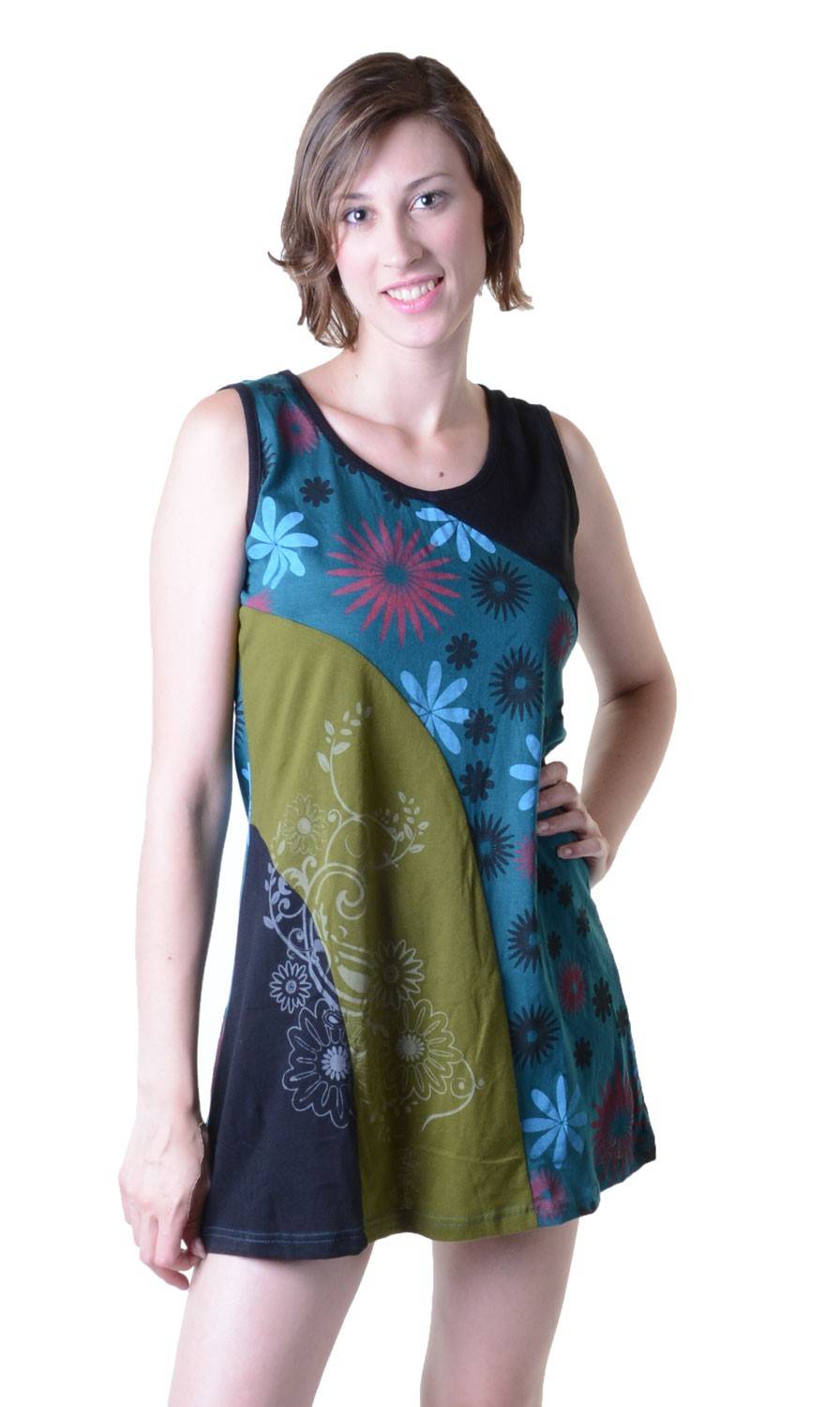 Kunst Und Magie Einzigartige Patchwork Longshirt Tunika Hippie Bestseller