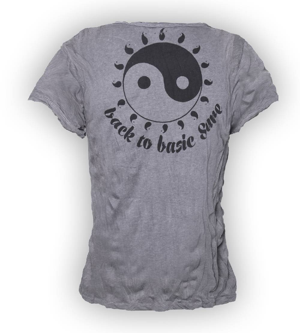 Kunst Und Magie Sure 70er Retro Girlie Top Ying & Yang Hippie Psy Goa T-Shirt Nur noch ein Tag übrig