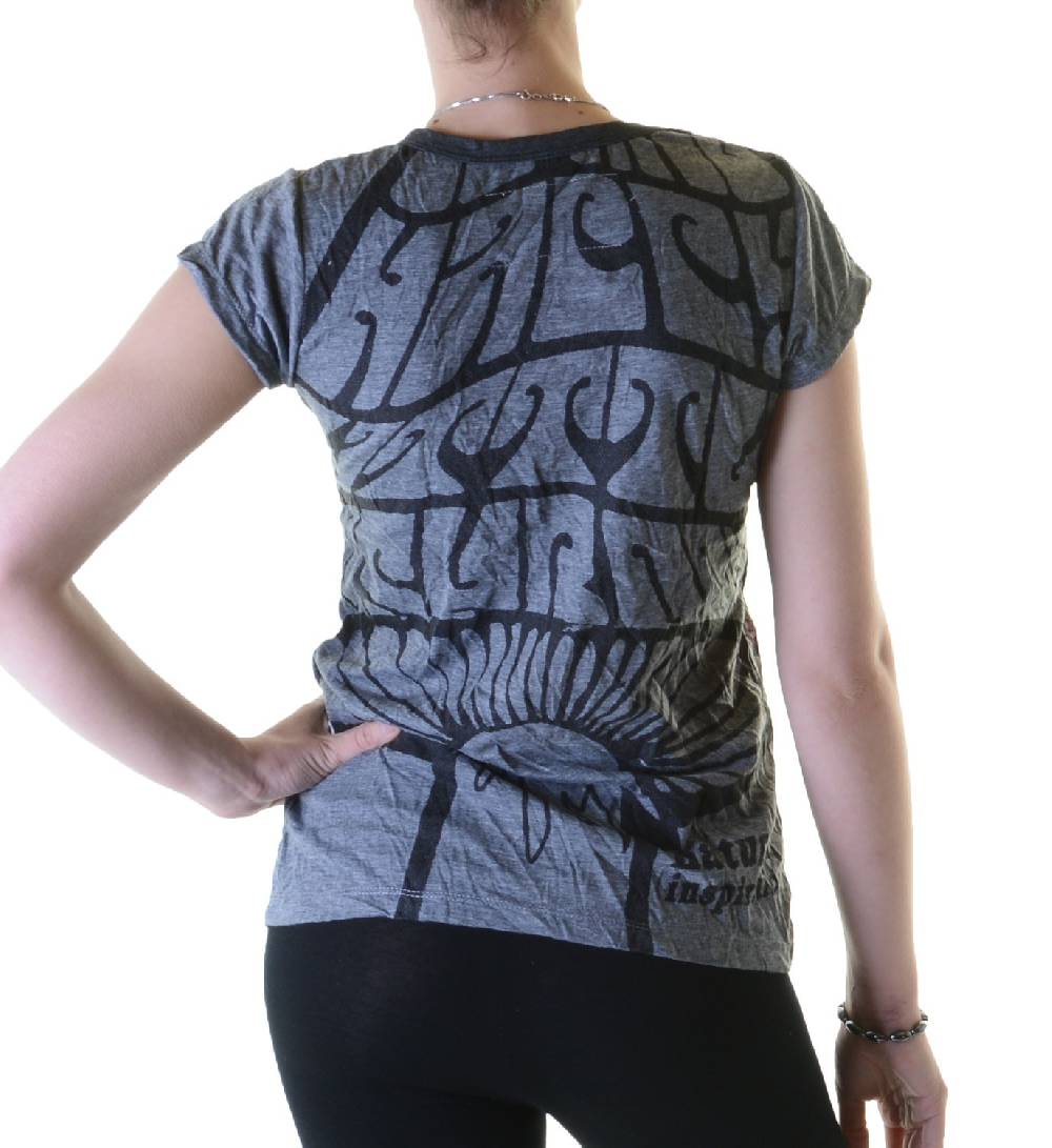 Kunst Und Magie 70er Retro Top Sure WEED Magic Mushroom Psy Goa T-Shirt Girlie Begrenzt auf 3 Tage