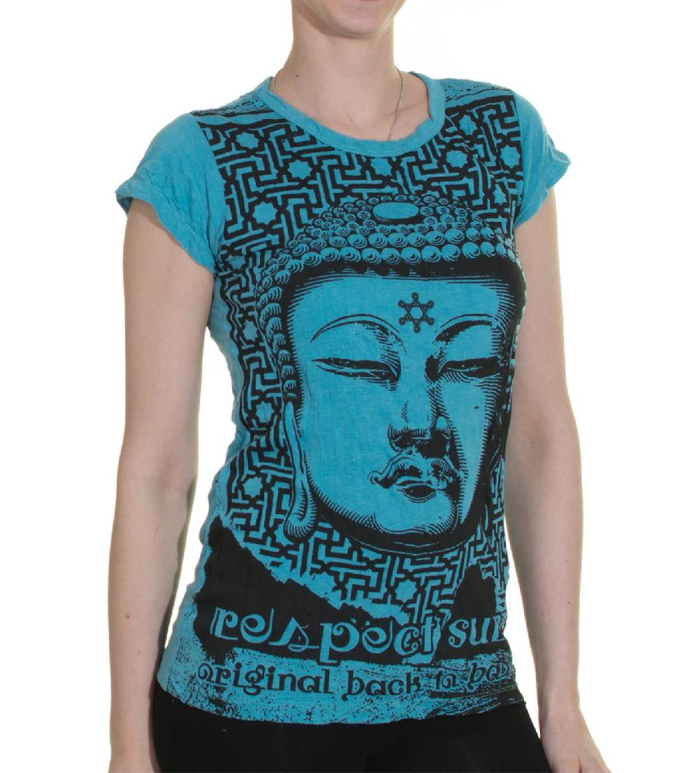 Kunst Und Magie 70er Retro T-Shirt Top Sure Buddha Outlet