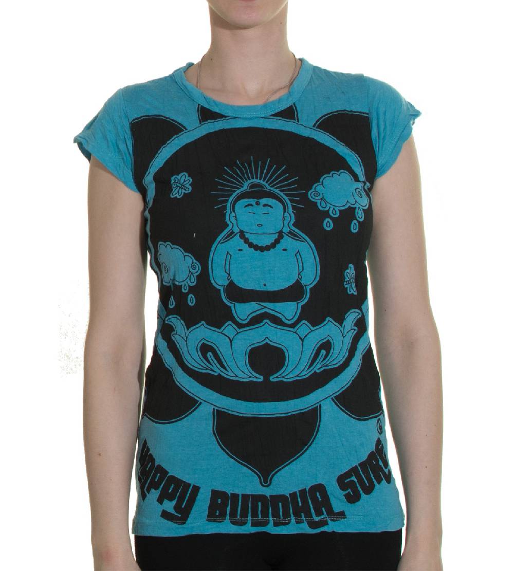 Kunst Und Magie 70er Retro T-Shirt Top Sure Buddha Lotus Angebote