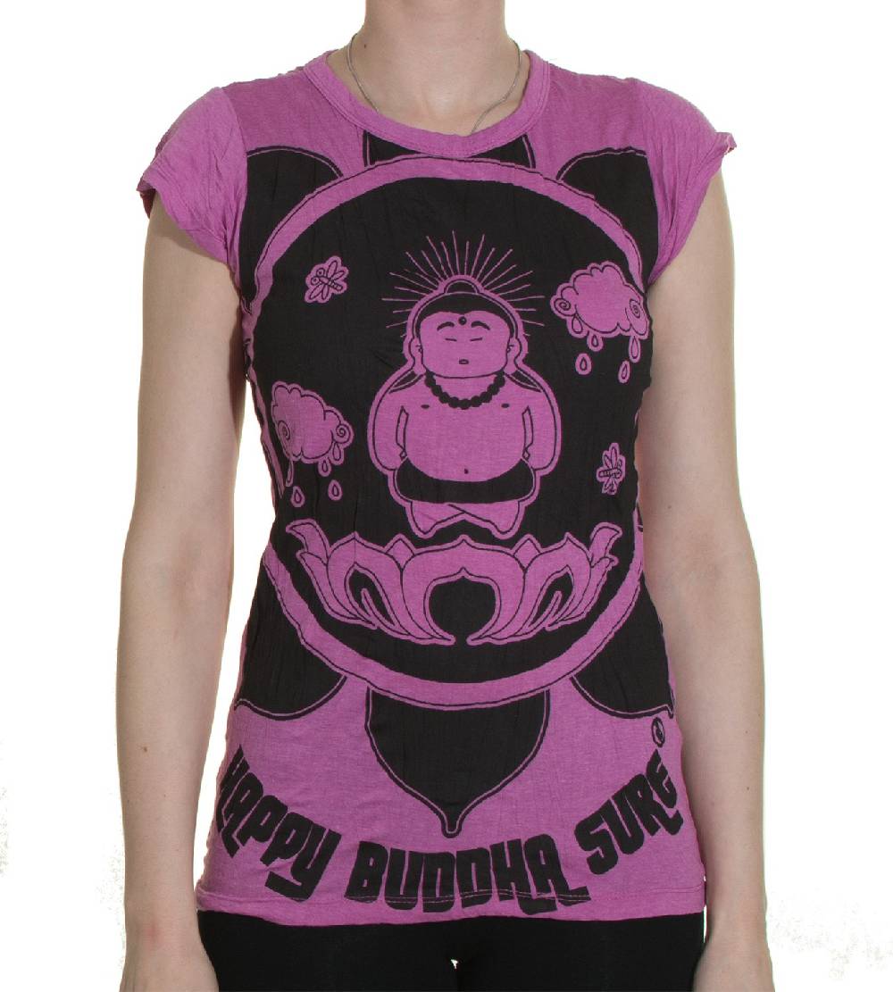 Kunst Und Magie 70er Retro T-Shirt Top Sure Buddha Lotus Angebote