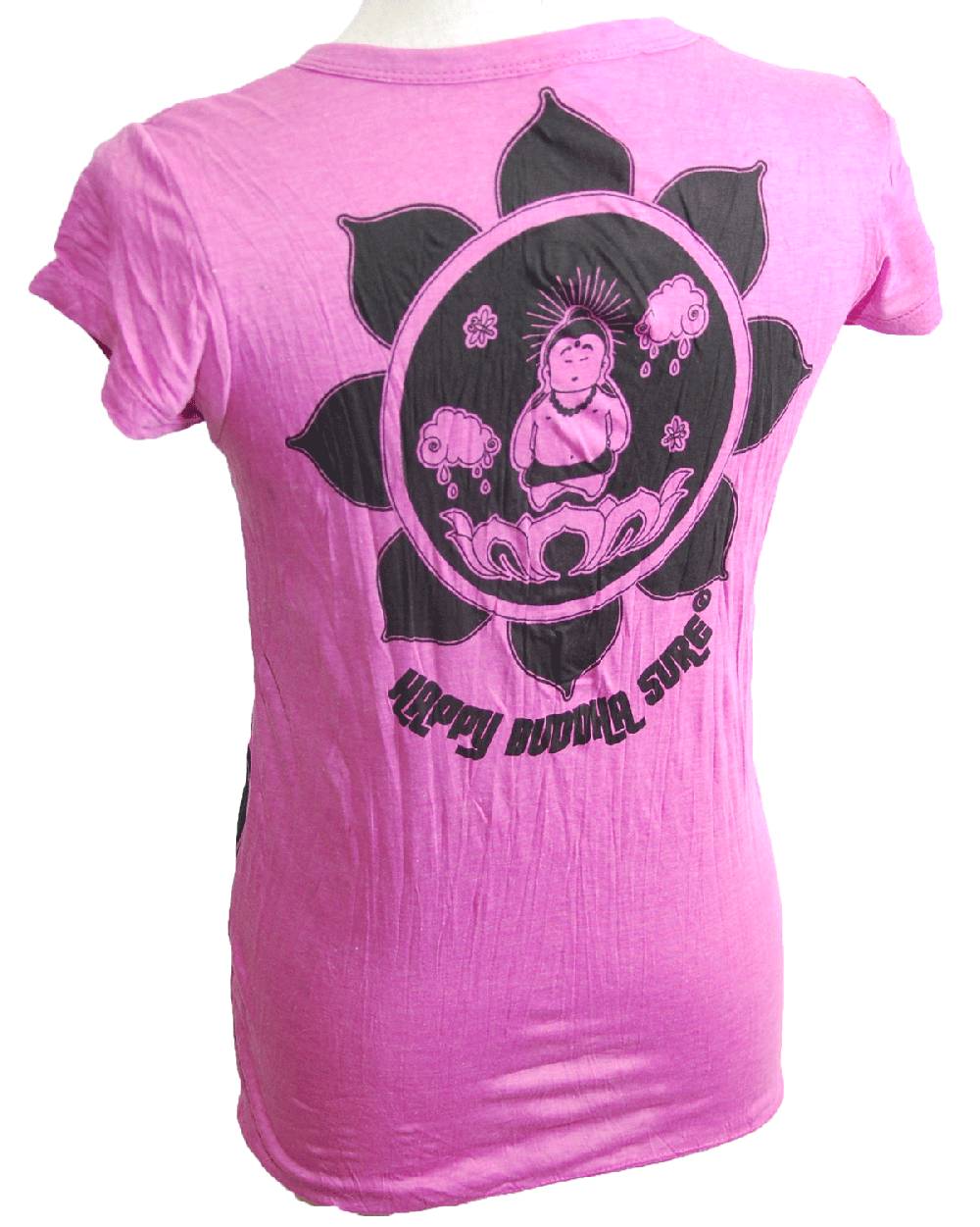 Kunst Und Magie 70er Retro T-Shirt Top Sure Buddha Lotus Angebote