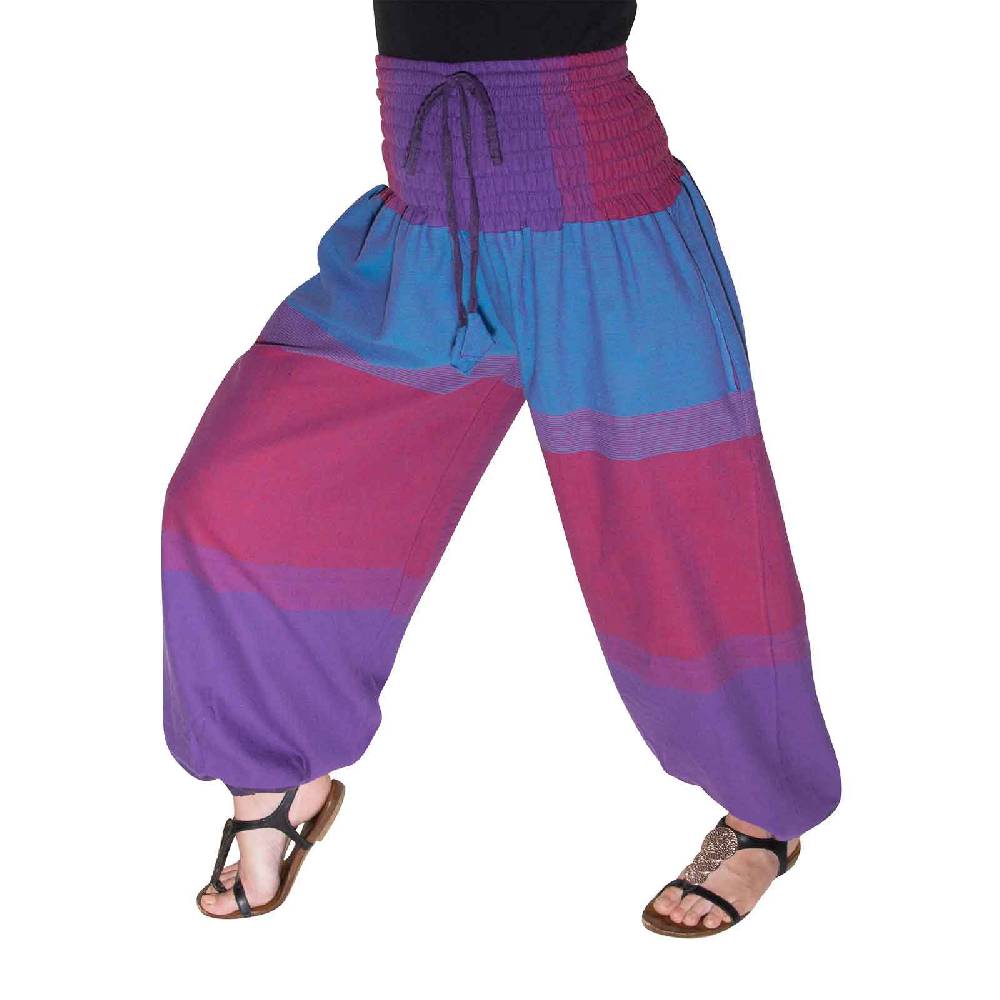 Kunst Und Magie KUNST UND MAGIE Damen bunt one size Boho Yoga Pumphose Sommerhose Pluderhose Meist gekauft