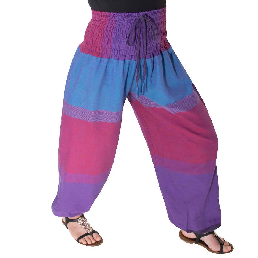 Kunst Und Magie KUNST UND MAGIE Damen bunt one size Boho Yoga Pumphose Sommerhose Pluderhose Meist gekauft