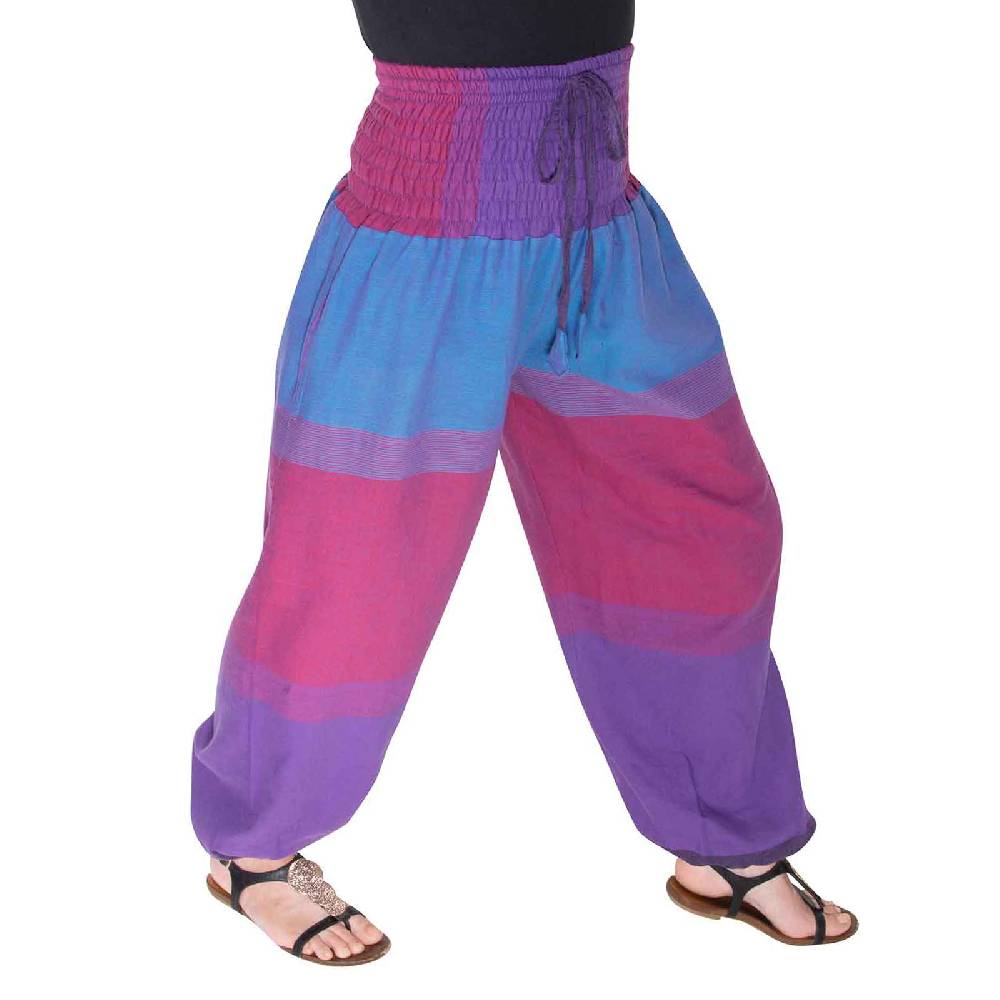Kunst Und Magie KUNST UND MAGIE Damen bunt one size Boho Yoga Pumphose Sommerhose Pluderhose Meist gekauft