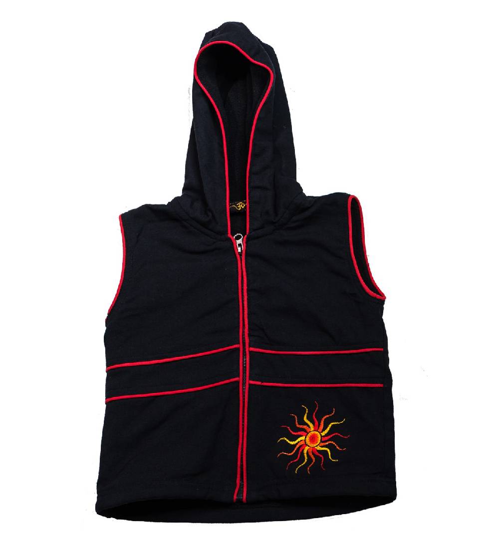 Kunst Und Magie Kunst und Magie Kinder Weste aus Fleece Sweatjacke Hoodie mit Kapuze Online Outlet